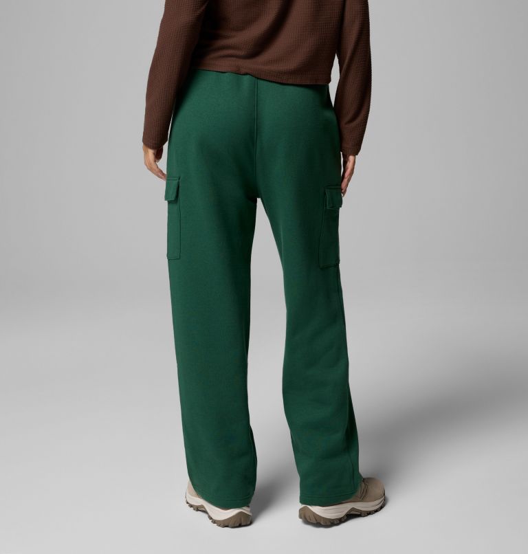 Women's Aldermore Fleece Cargo Pants, Color: Rain Forest, image 3