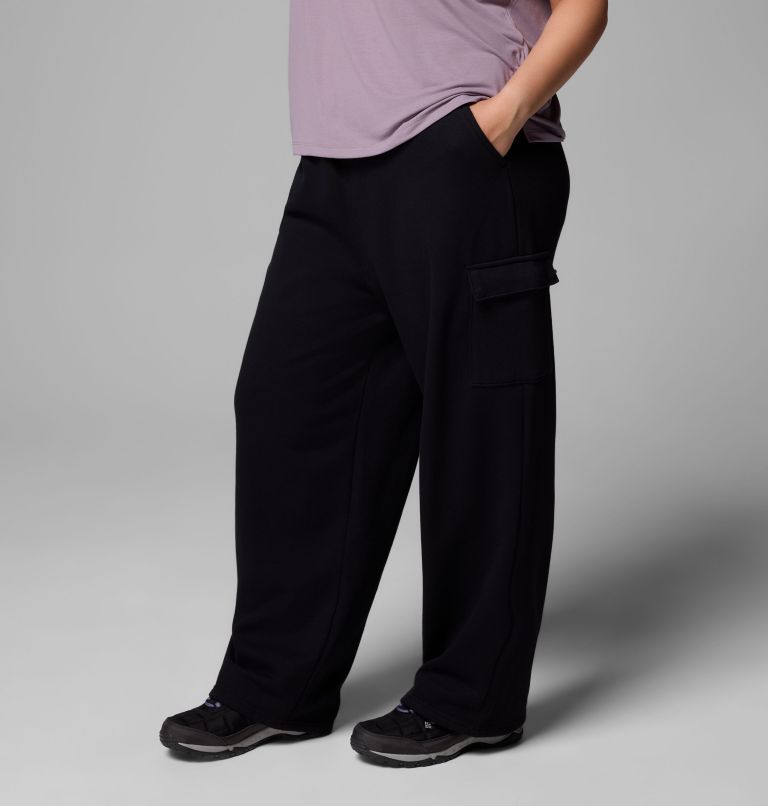 Women's Aldermore Fleece Cargo Pants - Plus Size, Color: Black, image 4