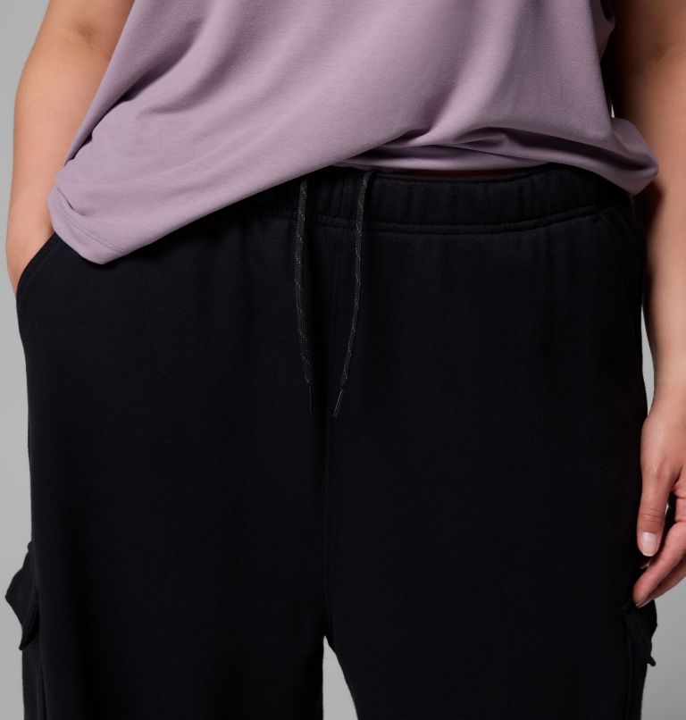 Women's Aldermore Fleece Cargo Pants - Plus Size, Color: Black, image 5