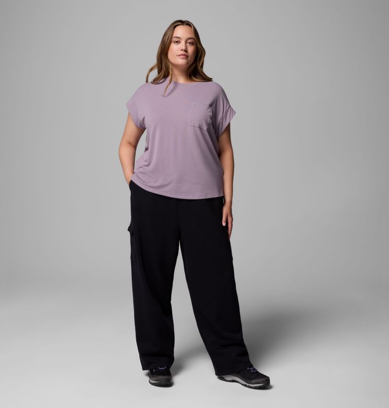 Women's Aldermore Fleece Cargo Pants - Plus Size, Color: Black, image 2