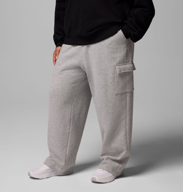 Women's Aldermore Fleece Cargo Pants - Plus Size, Color: Columbia Grey Heather, image 4
