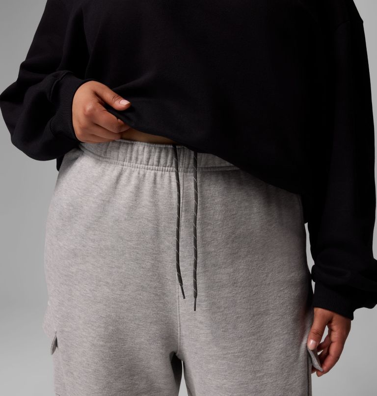 Women's Aldermore Fleece Cargo Pants - Plus Size, Color: Columbia Grey Heather, image 5