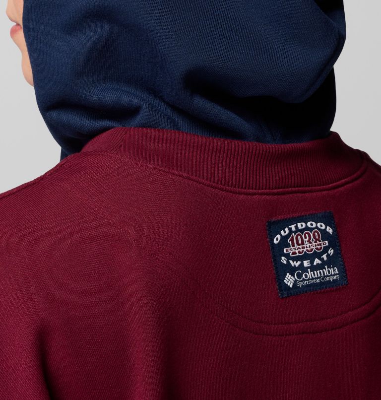 Women's Bugasweat Hoodie, Color: Rich Wine, Collegiate Navy, image 7
