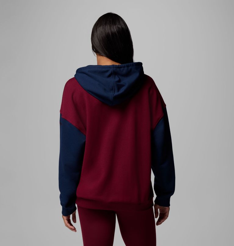 Women's Bugasweat Hoodie, Color: Rich Wine, Collegiate Navy, image 3