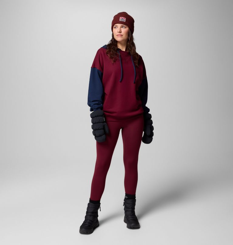 Women's Bugasweat Hoodie, Color: Rich Wine, Collegiate Navy, image 8
