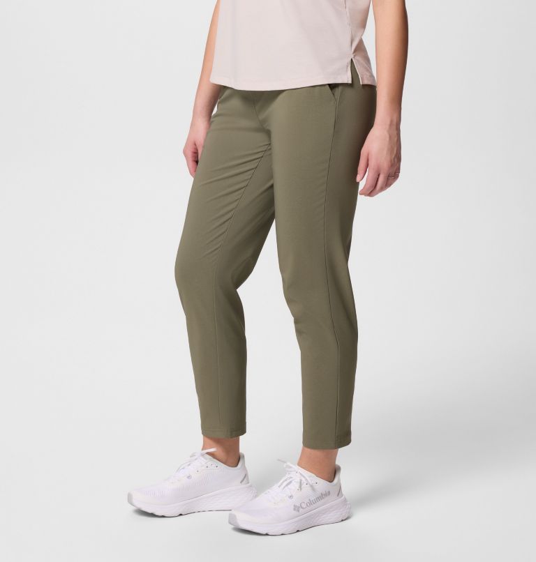 All Seasons Slim Pull-On Pant | 397 | M | L, Color: Stone Green, image 4