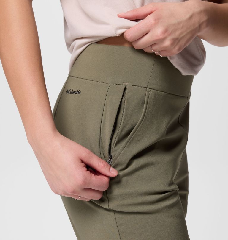 All Seasons Slim Pull-On Pant | 397 | M | L, Color: Stone Green, image 6