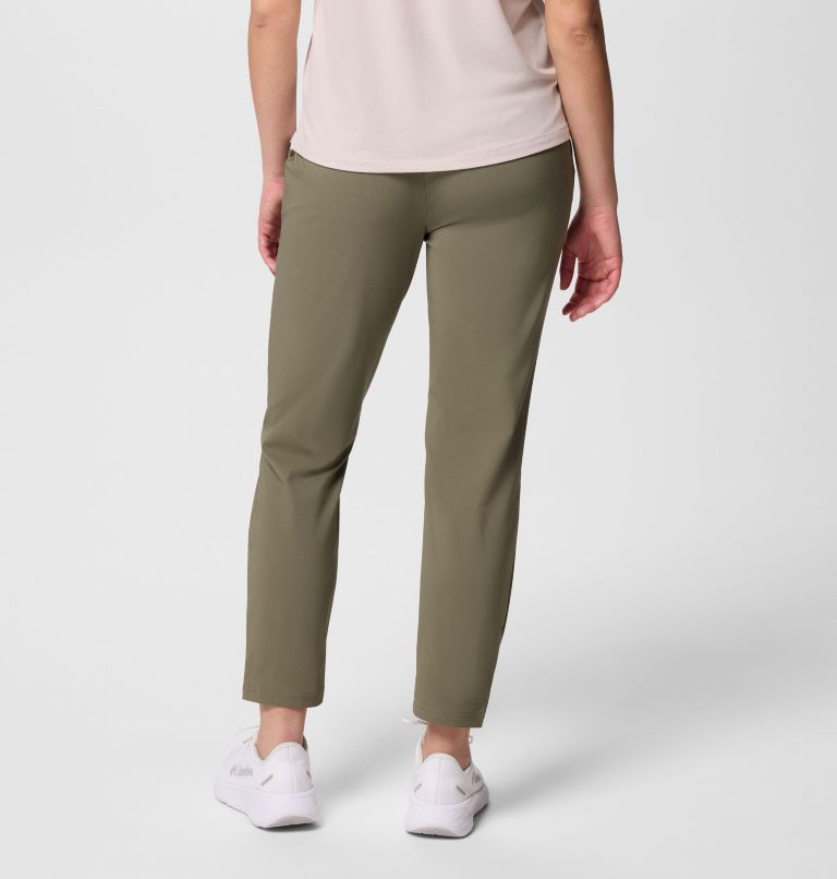 All Seasons Slim Pull-On Pant | 397 | M | L, Color: Stone Green, image 3