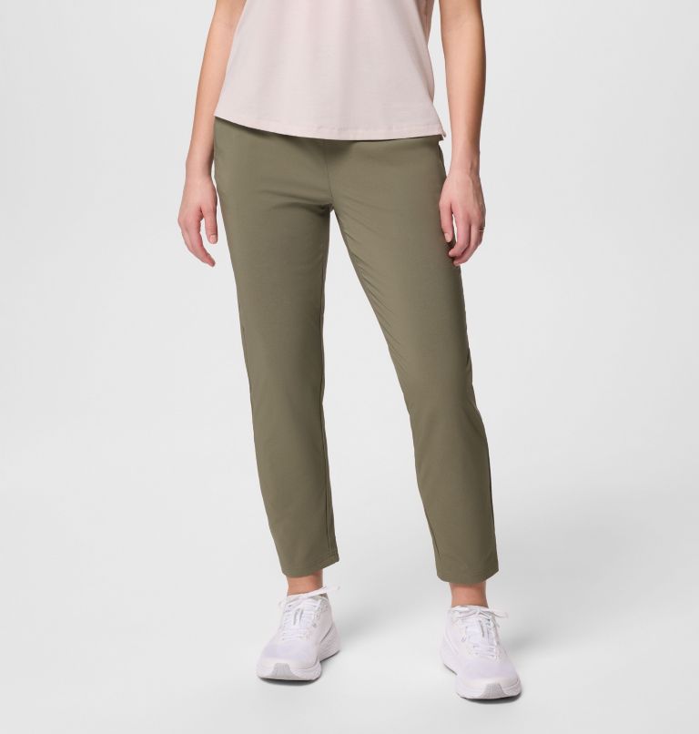 All Seasons Slim Pull-On Pant | 397 | M | L, Color: Stone Green, image 1
