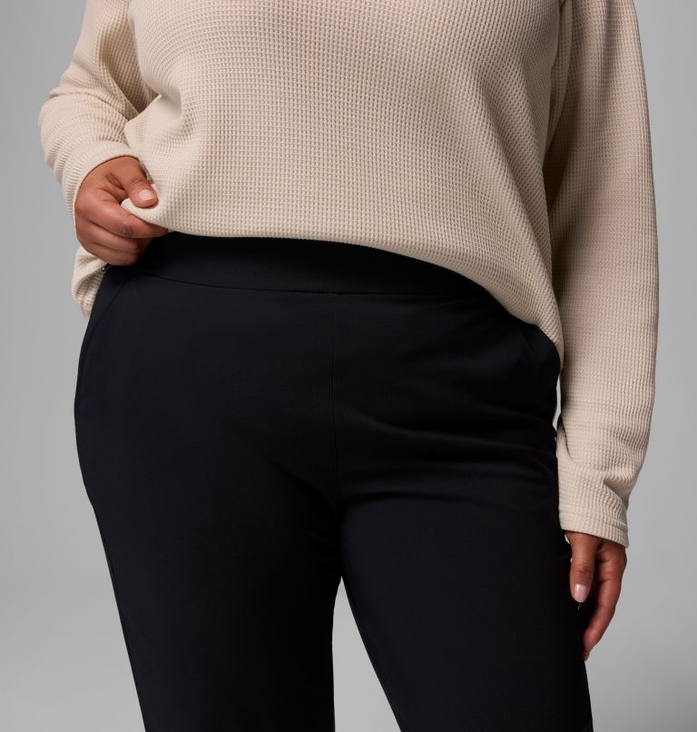 All Seasons Slim Pull-On Pant | 010 | 3X | R, Color: Black, image 5
