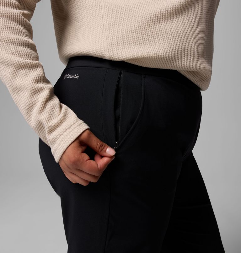 All Seasons Slim Pull-On Pant | 010 | 3X | R, Color: Black, image 6