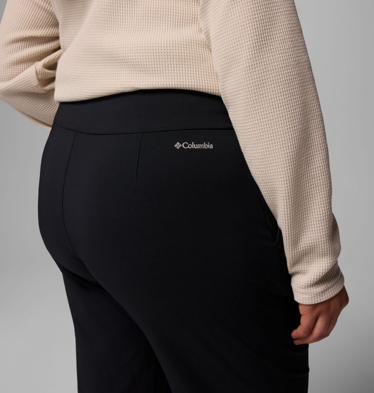 All Seasons Slim Pull-On Pant | 010 | 3X | R, Color: Black, image 7