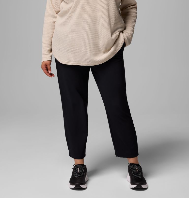 All Seasons Slim Pull-On Pant | 010 | 3X | R, Color: Black, image 1