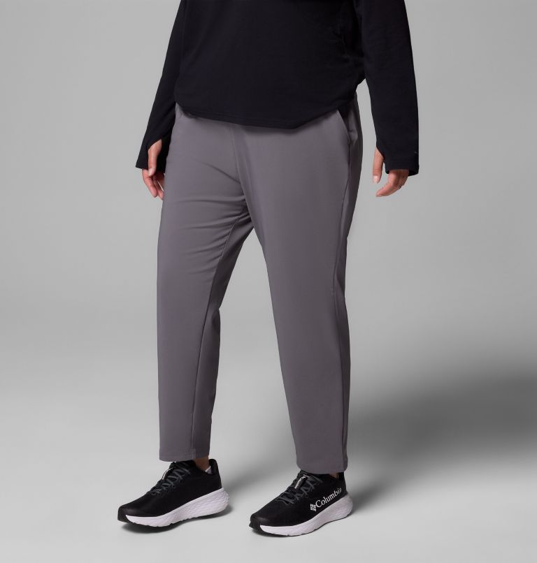 Women's All Seasons Slim Pull-On Pants - Plus Size, Color: City Grey, image 4