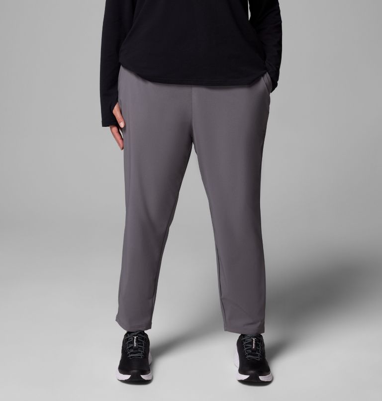 Women's All Seasons Slim Pull-On Pants - Plus Size, Color: City Grey, image 1