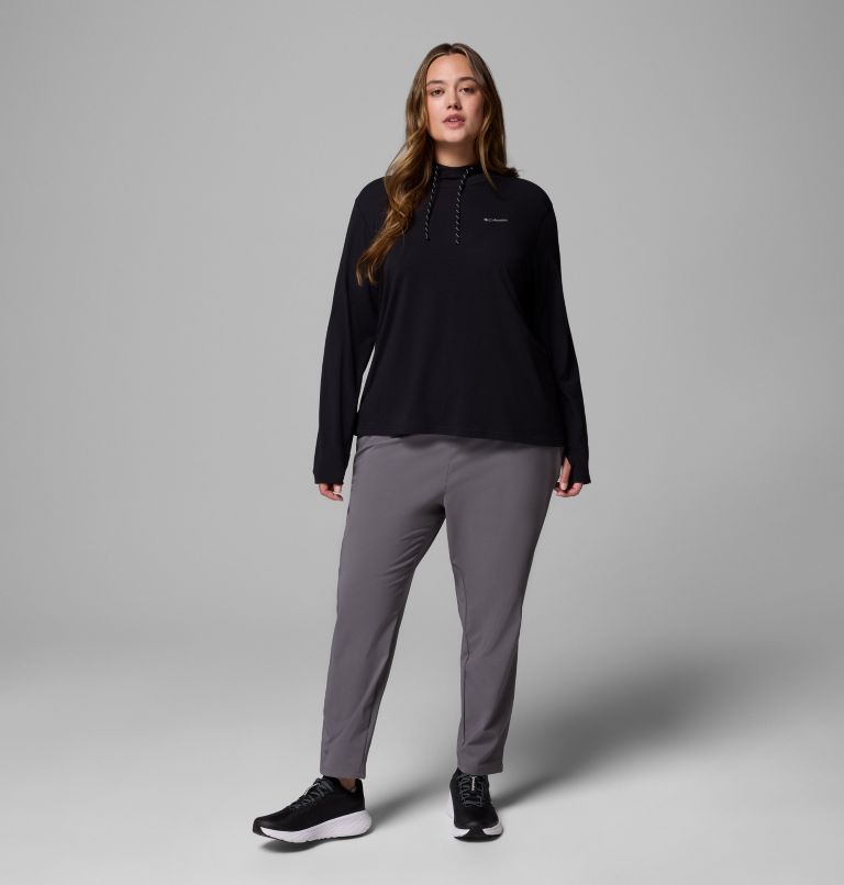 Women's All Seasons Slim Pull-On Pants - Plus Size, Color: City Grey, image 2