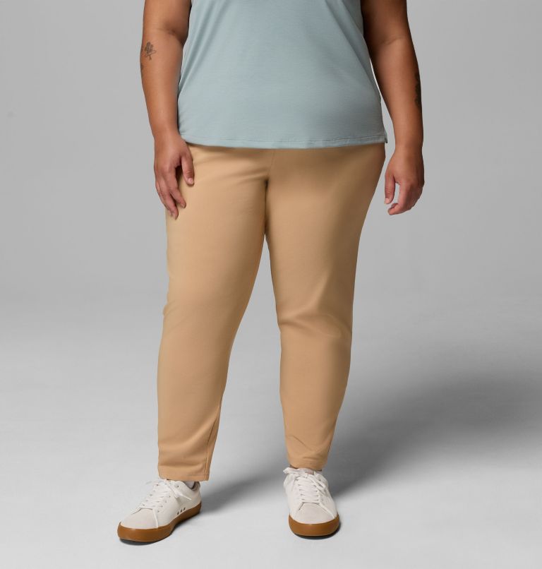 All Seasons Slim Pull-On Pant | 262 | 1X | R, Color: Canoe, image 1