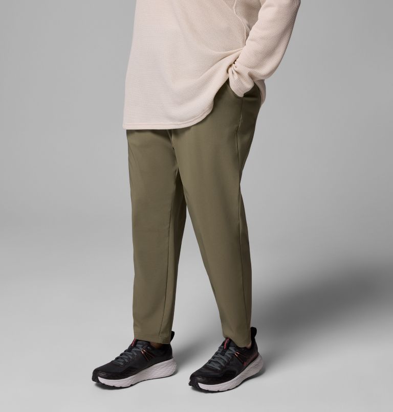 Women's All Seasons Slim Pull-On Pants - Plus Size, Color: Stone Green, image 4