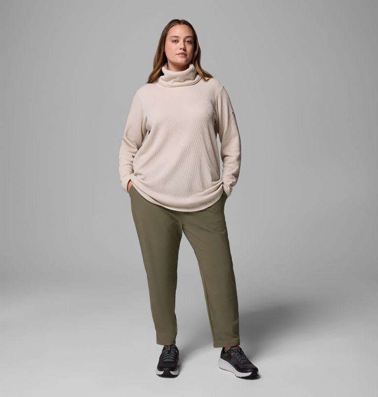Women's All Seasons Slim Pull-On Pants - Plus Size, Color: Stone Green, image 2