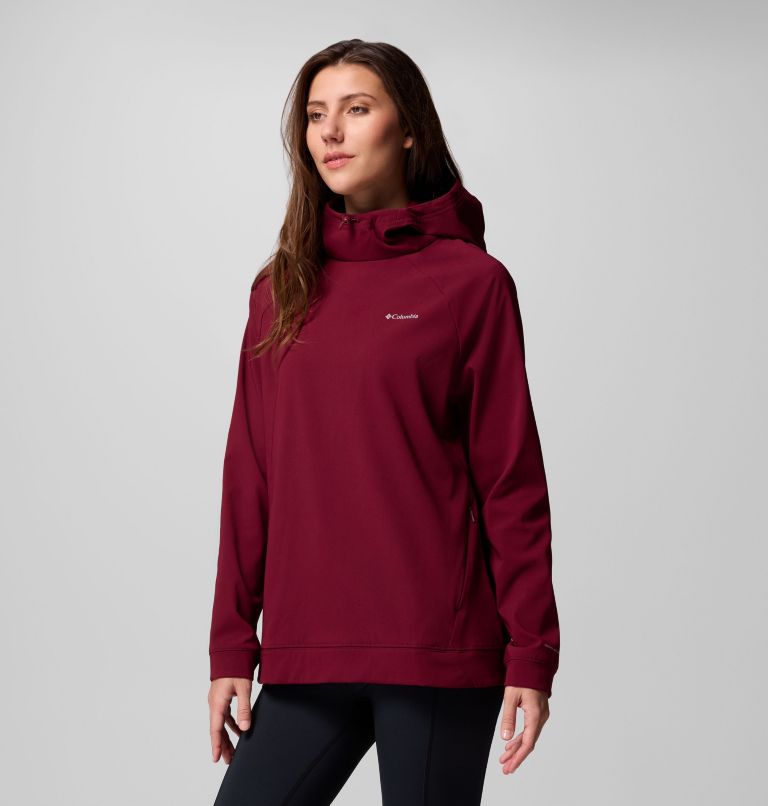 Women's Dixon Ridge Hoodie, Color: Rich Wine, image 4