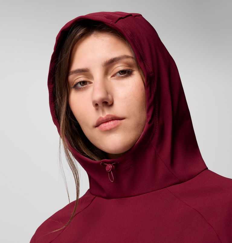 Women's Dixon Ridge Hoodie, Color: Rich Wine, image 5