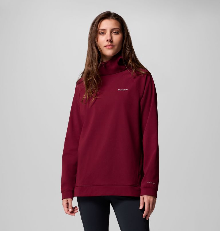 Women's Dixon Ridge Hoodie, Color: Rich Wine, image 1