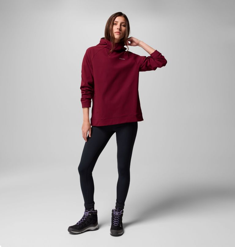Women's Dixon Ridge Hoodie, Color: Rich Wine, image 2