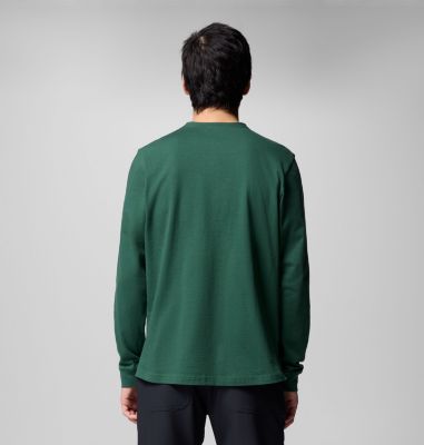 Men's Landroamer Long Sleeve Henley, Color: Rain Forest, image 7