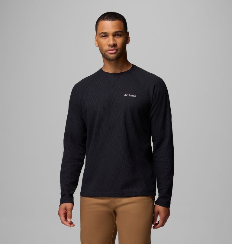 Men's Pitchstone Knit Crew II, Color: Black, image 1