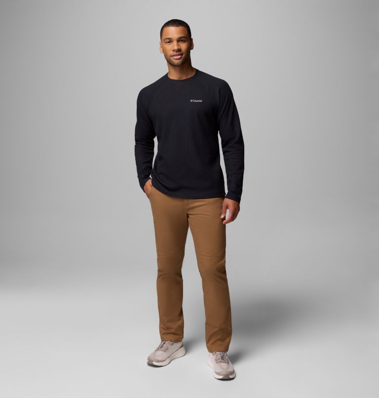 Men's Pitchstone Knit Crew II, Color: Black, image 2