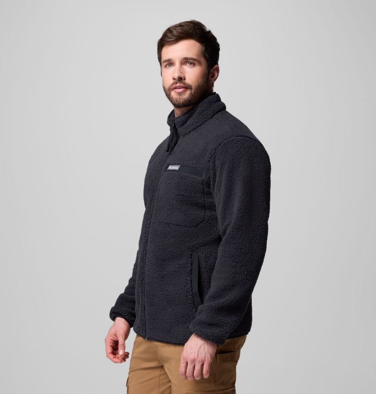 Men's Rugged Ridge High Pile Full Zip Fleece Jacket, Color: Black, image 4