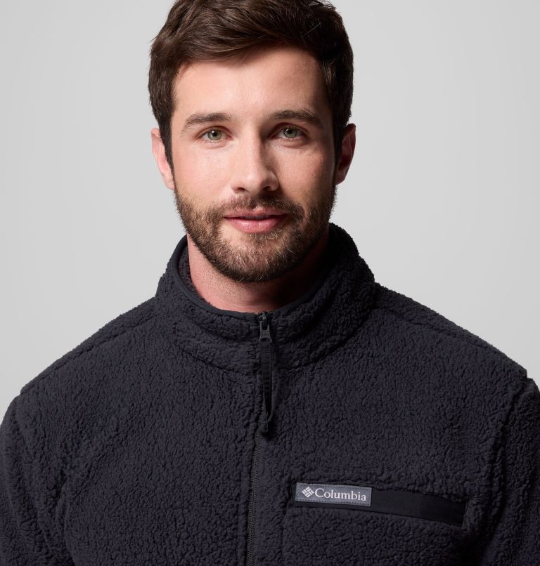 Men's Rugged Ridge High Pile Full Zip Fleece Jacket, Color: Black, image 6