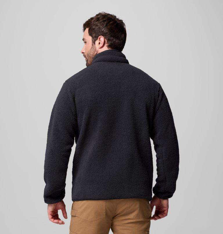 Men's Rugged Ridge High Pile Full Zip Fleece Jacket, Color: Black, image 3
