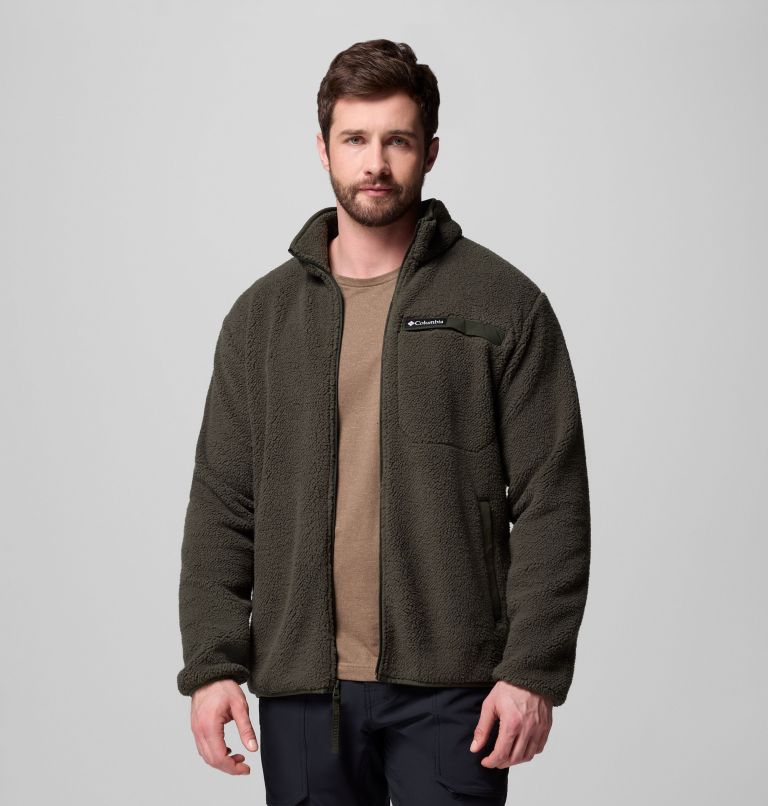 Rugged Ridge High Pile Full Zip | 366 | S, Color: Greenscape, image 1