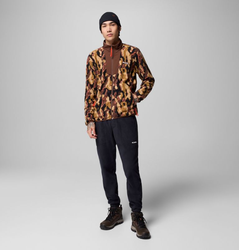 Men's Sequoia Grove Printed Full Zip Jacket, Color: Tobacco Treebark, image 2