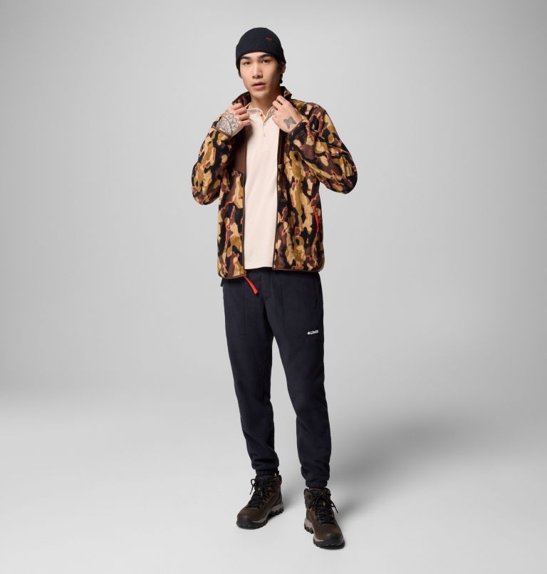 Men's Sequoia Grove Printed Full Zip Jacket, Color: Tobacco Treebark, image 7
