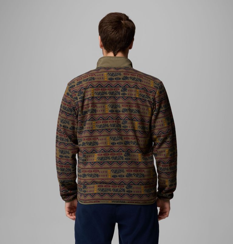 Men's Sequoia Grove Printed Full Zip Jacket, Color: Stone Green Horizons, image 3