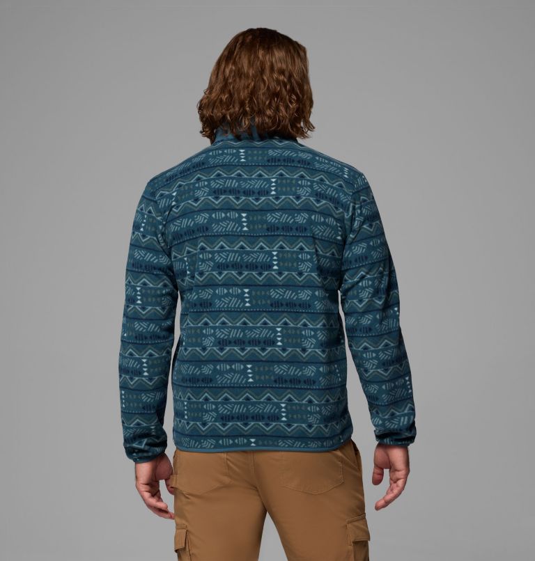 Men's Sequoia Grove Printed Fleece Jacket, Color: Everblue Horizons, image 3