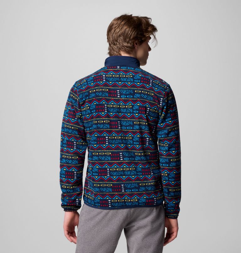 Men's Sequoia Grove Printed Full Zip Jacket, Color: Collegiate Navy Horizons, image 3