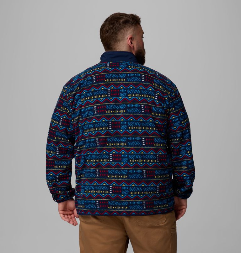 Sequoia Grove Printed Full Zip | 464 | 2X, Color: Collegiate Navy Horizons, image 3