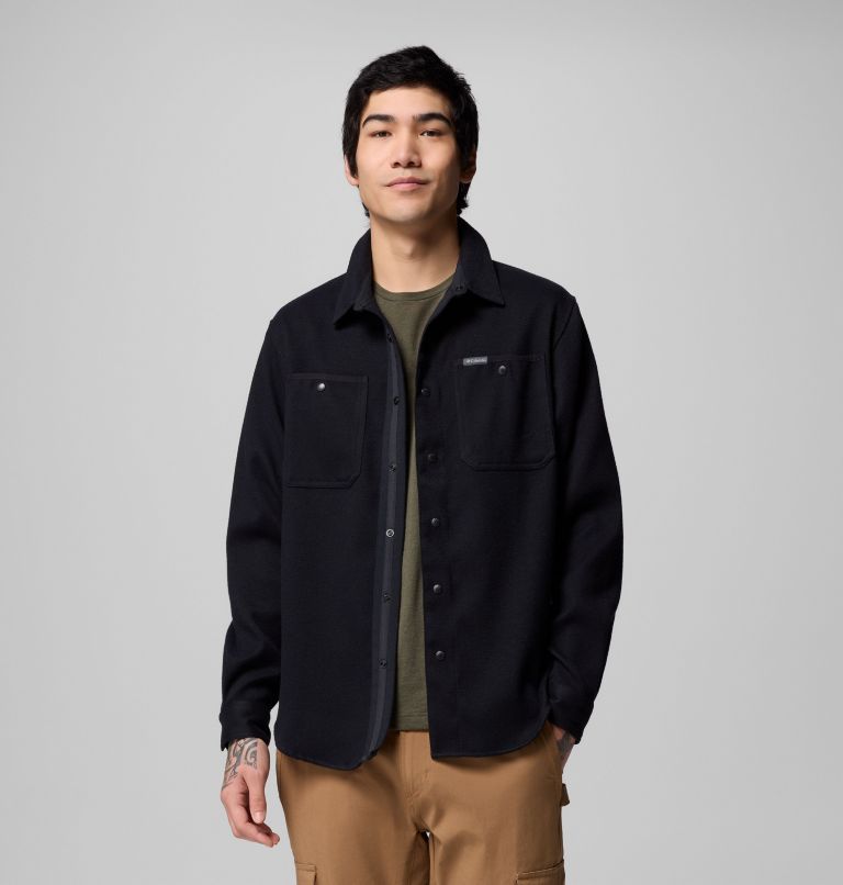 Men's Flare Gun Heavyweight Flannel, Color: Black, image 5