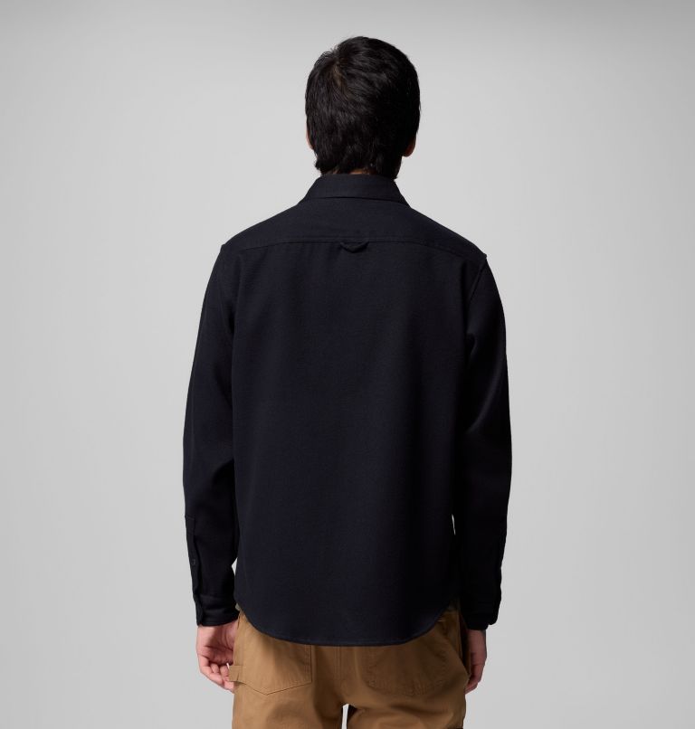 Men's Flare Gun Heavyweight Flannel, Color: Black, image 3