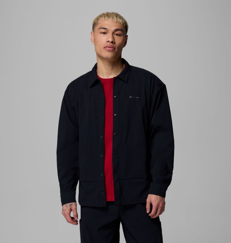 Men's Granite Point Scout Overshirt, Color: Black, image 5