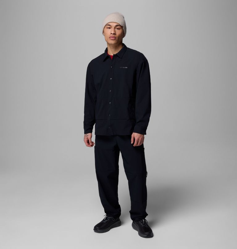 Men's Granite Point Scout Overshirt, Color: Black, image 2