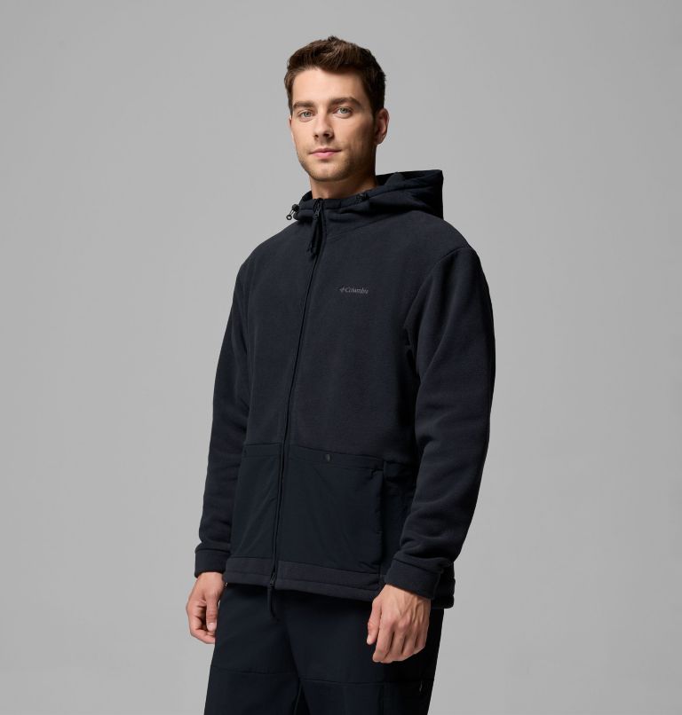 Manteau en laine polaire Granite Point pour homme, Color: Black, image 4