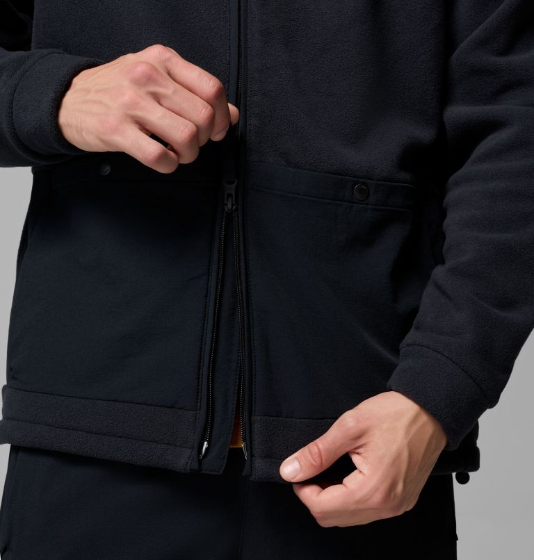 Manteau en laine polaire Granite Point pour homme, Color: Black, image 8