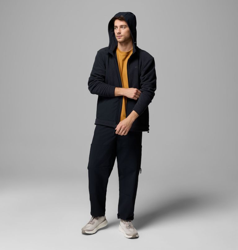 Manteau en laine polaire Granite Point pour homme, Color: Black, image 2