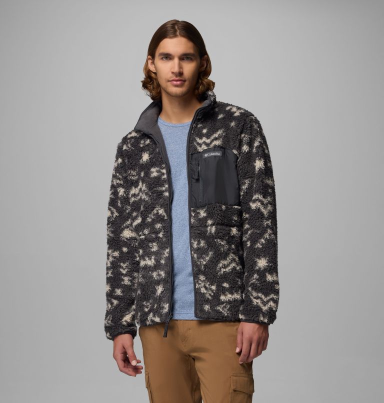 Forro polar sherpa reversible Winter Pass para hombre, Color: Shark, Peaked Tonal, image 5