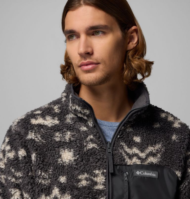 Forro polar sherpa reversible Winter Pass para hombre, Color: Shark, Peaked Tonal, image 7