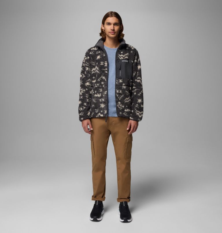 Forro polar sherpa reversible Winter Pass para hombre, Color: Shark, Peaked Tonal, image 2